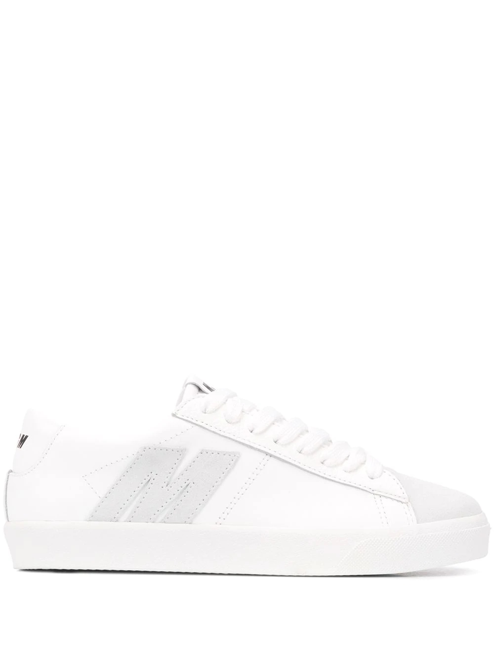 M appliqué low-top sneakers - 1