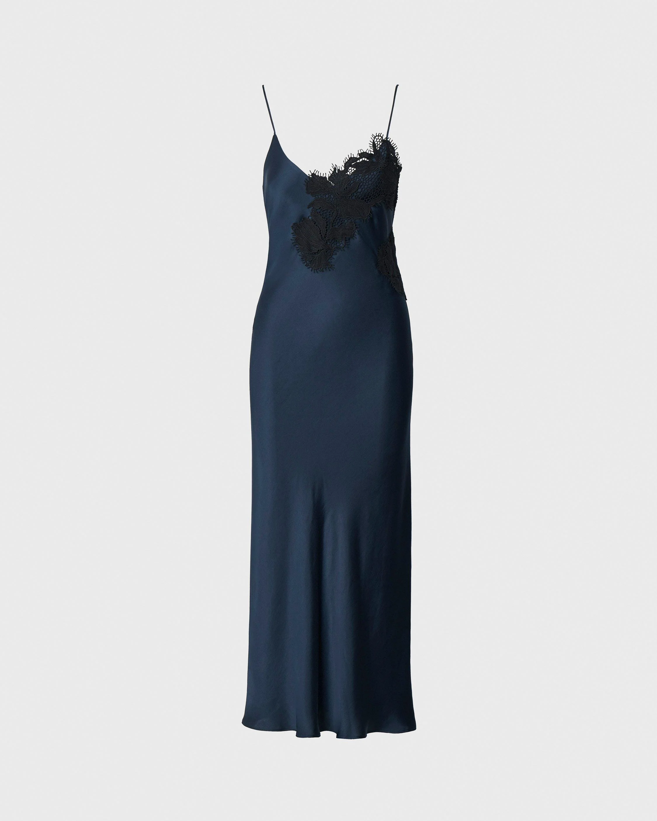 Ariana Satin Slip Dress - 1