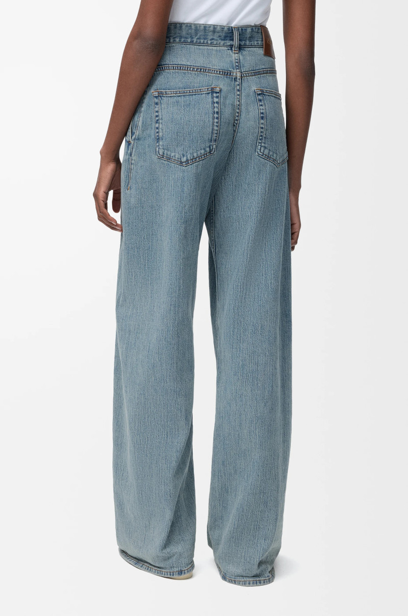 Belted jeans in denim 4