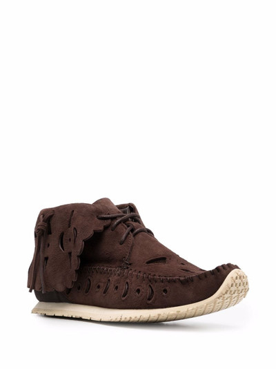 visvim cut-out moccasin ankle boots outlook