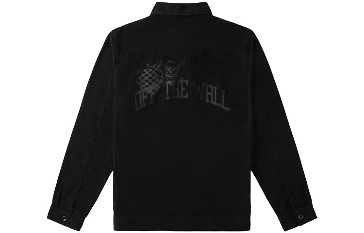 Vans New Varsity Drill Chore Coat Jacket 'Black' VN0A5DYSBLK - 2
