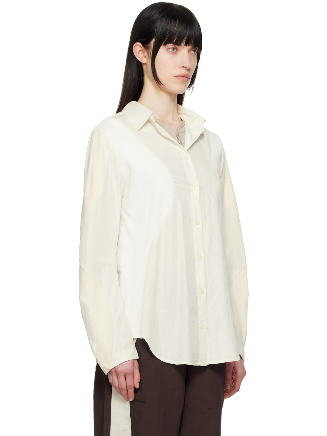 Off-White Curved Panel Shirt - 2