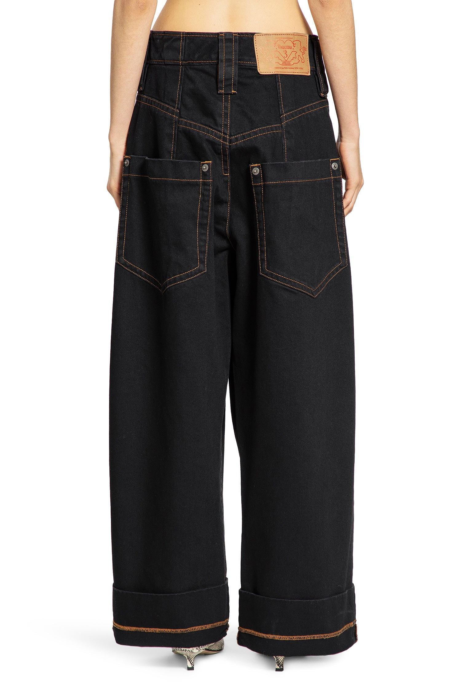 Vaquera Woman Black Jeans - 3