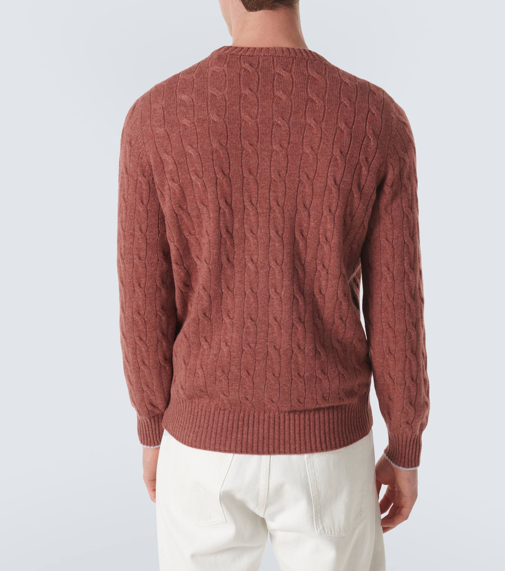 Cable-knit cashmere sweater - 4