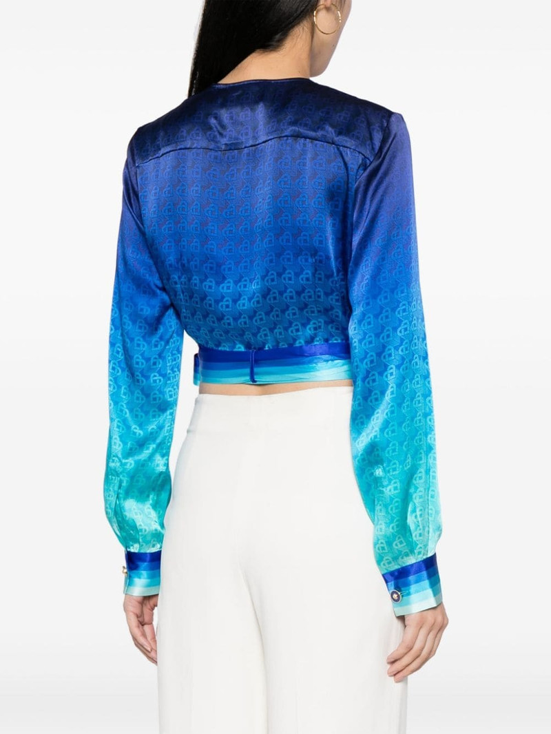 The Night View wrap blouse 4