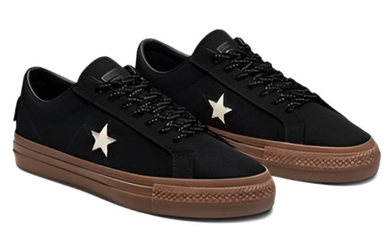 Converse One Star Pro Low 'Black Dark Gum' A03217C 3
