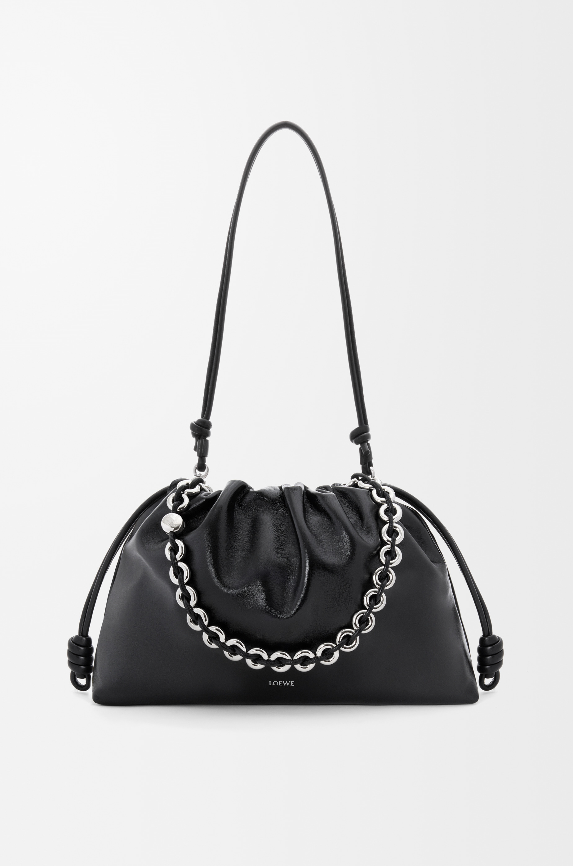 Large Flamenco purse in patent nappa lambskin - 8