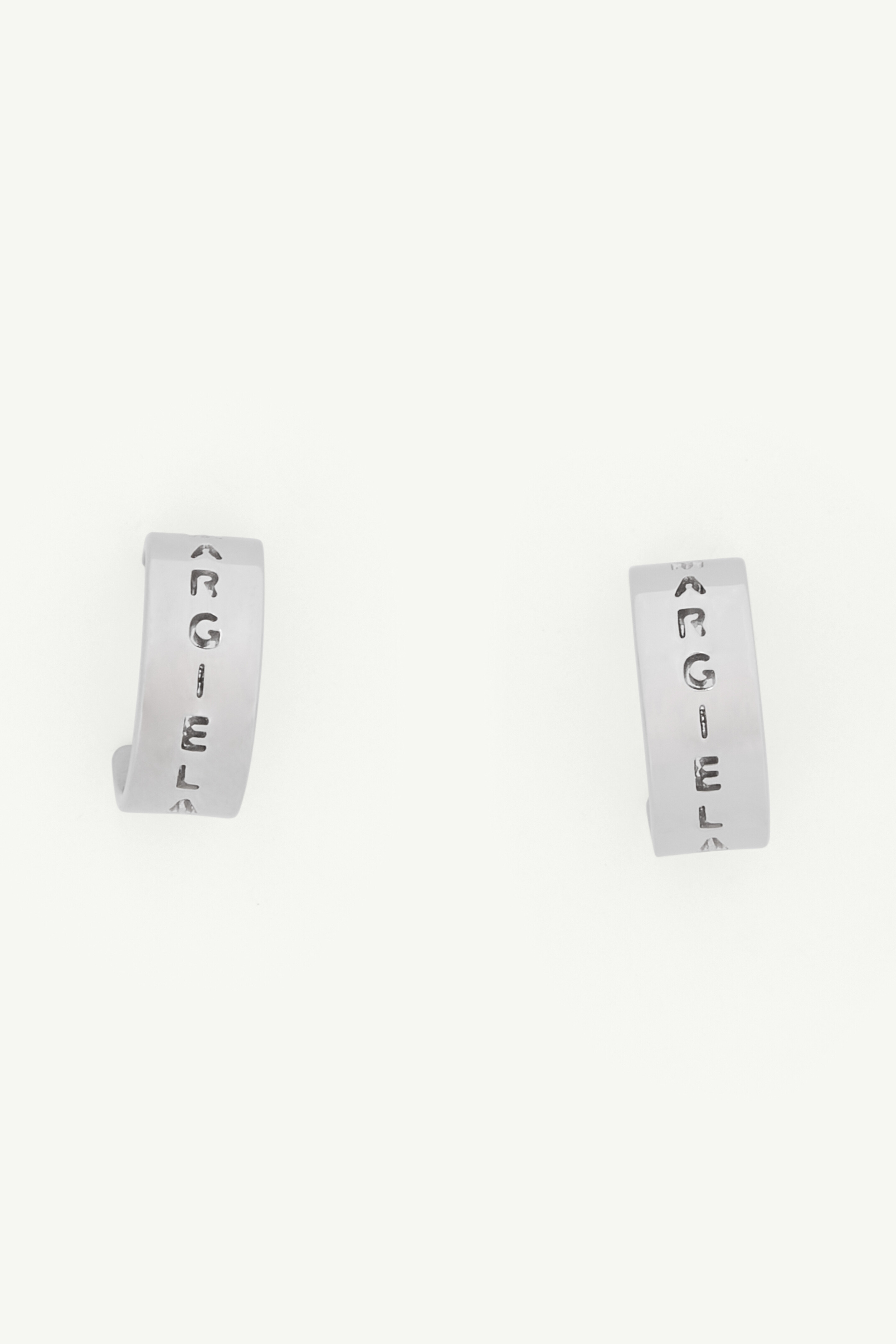 Logo cut-out earrings - 1
