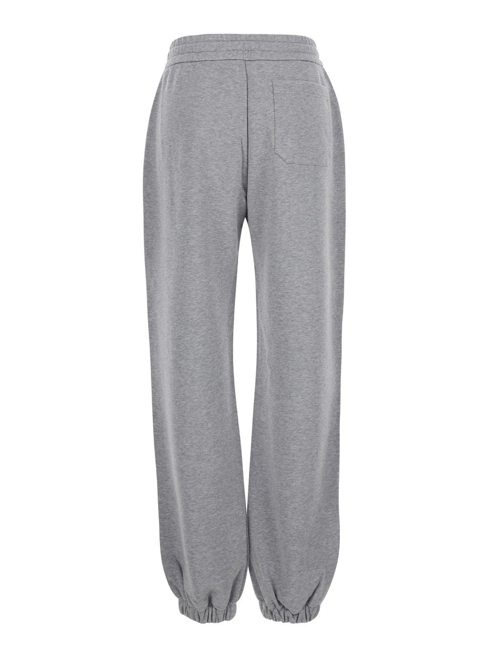 Gucci Women Grey Jogger Pants With Drawstring In Cotton Woman - 2