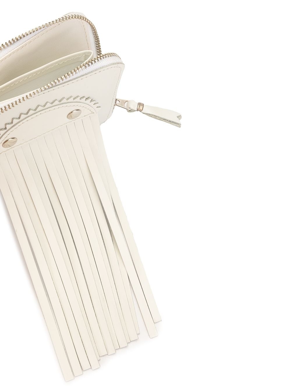 fringe-detail leather wallet - 3
