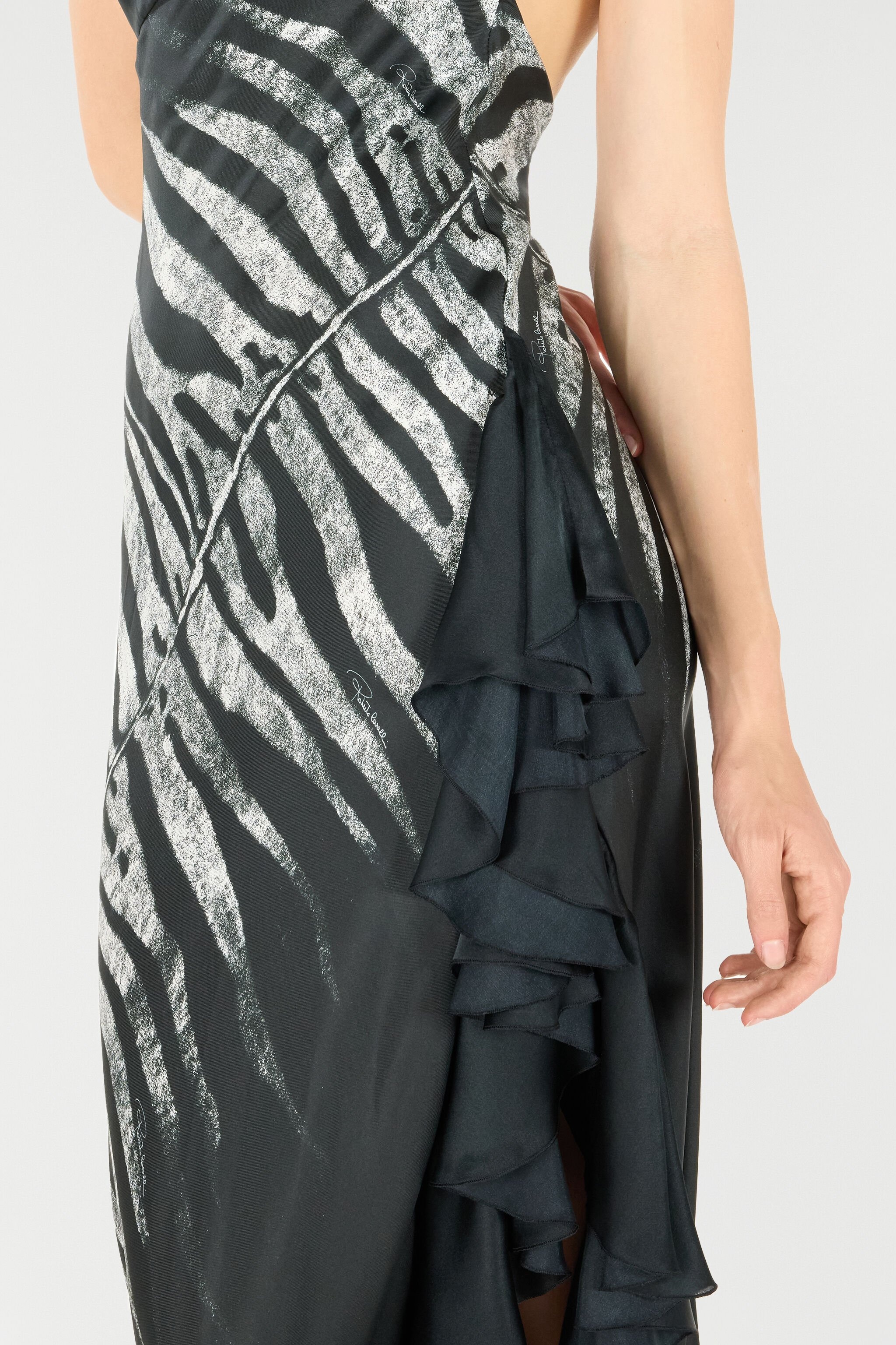 Long Dress With Zebra Print - 7