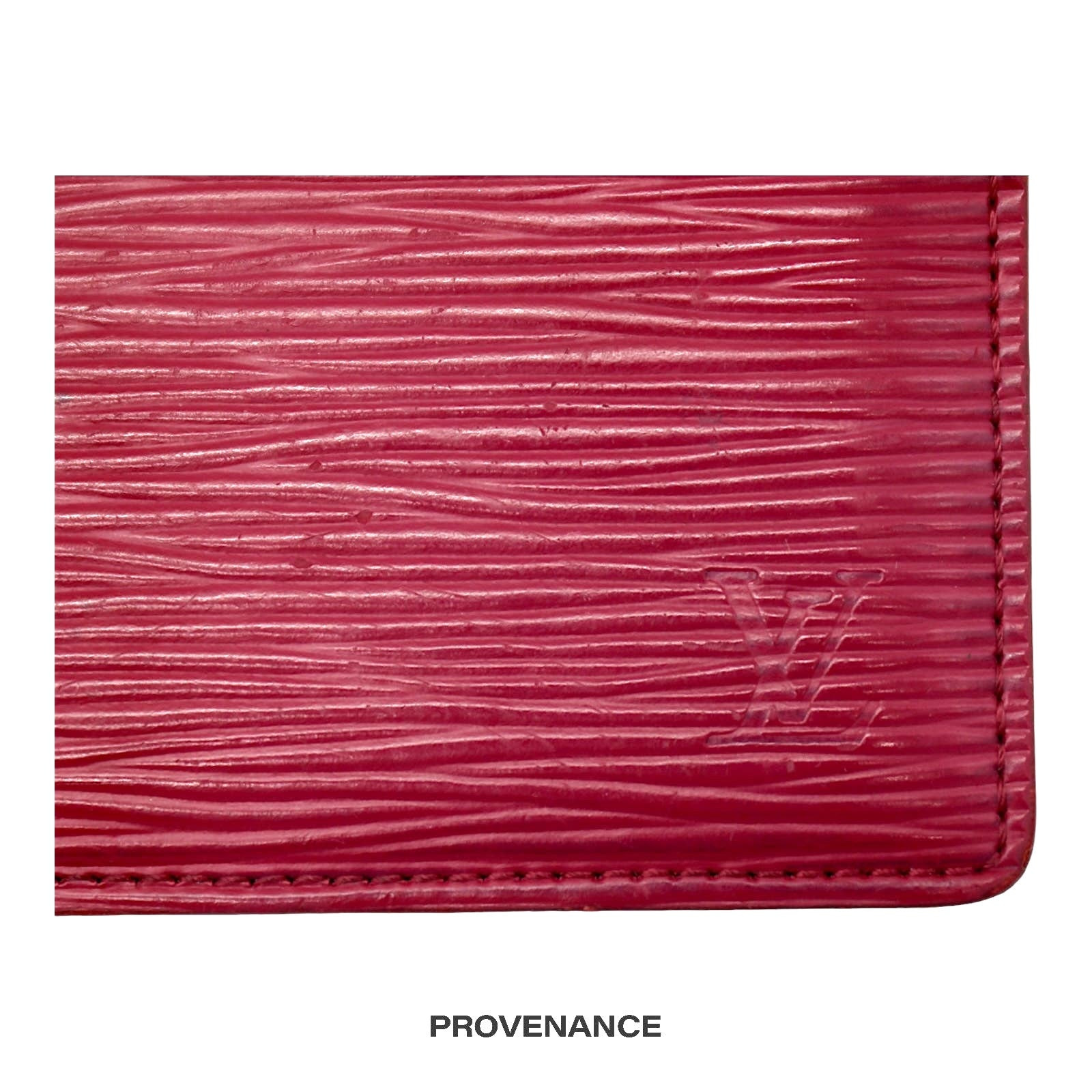 Louis Vuitton Card Holder Wallet - Fuchsia Epi Leather - 6