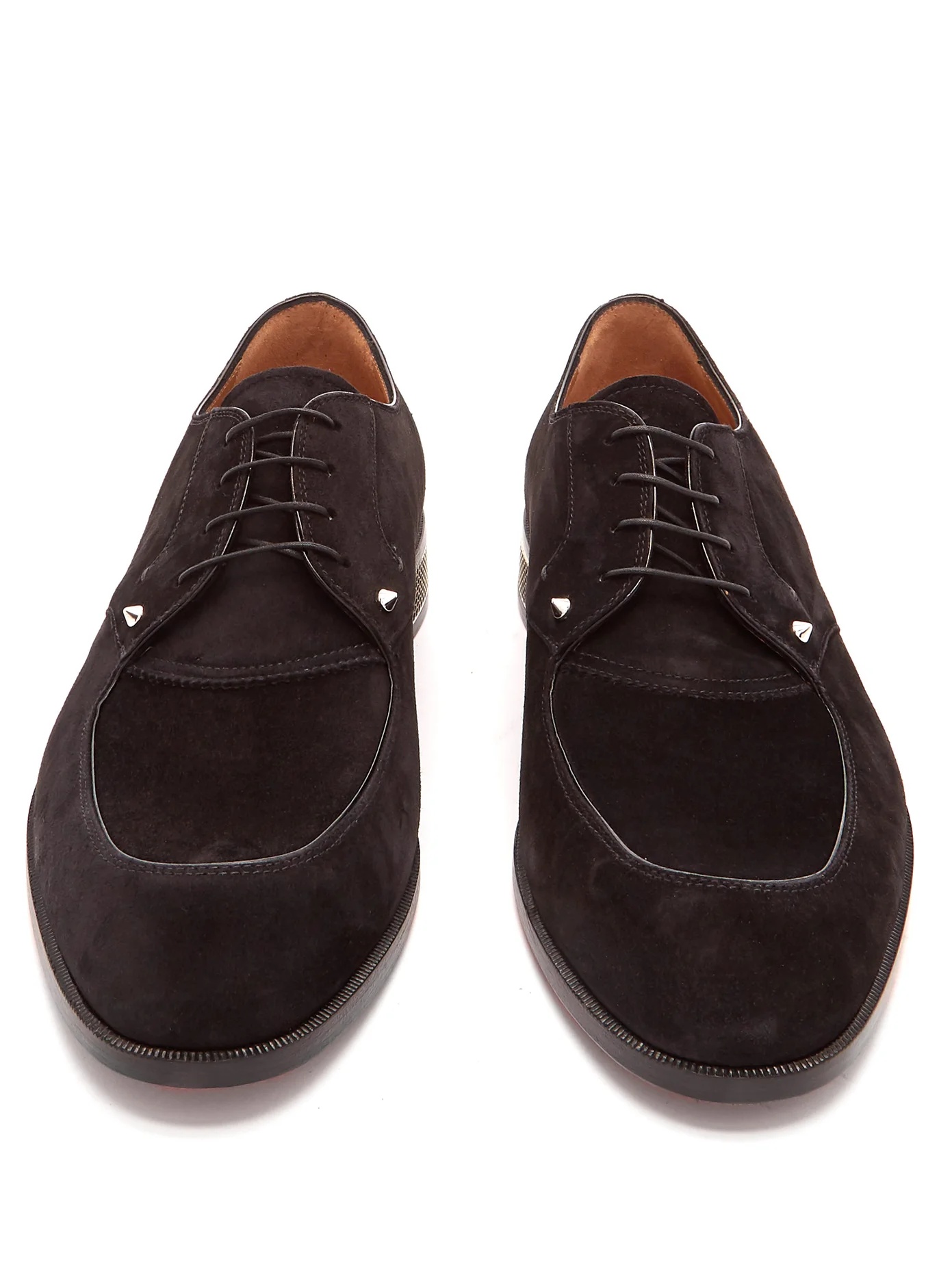 Thomaso suede derby shoes - 5