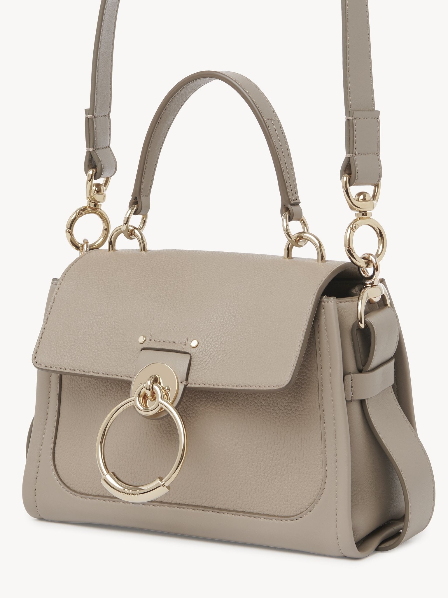 MINI TESS DAY BAG IN GRAINED & SOFT LEATHER - 4