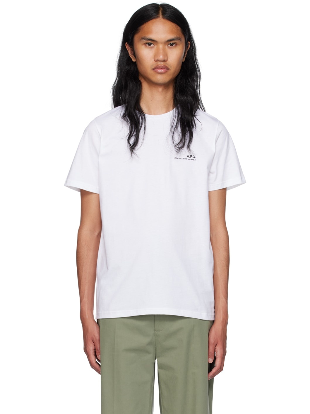 White Item T-Shirt - 1