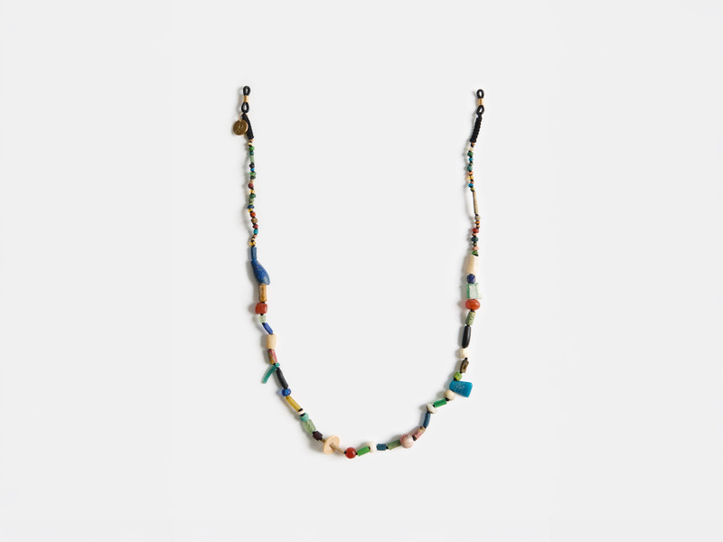ANCIENT-STONE BEADED SUNGLASSES CHAIN STRAP IN MULTI-COLOUR 6