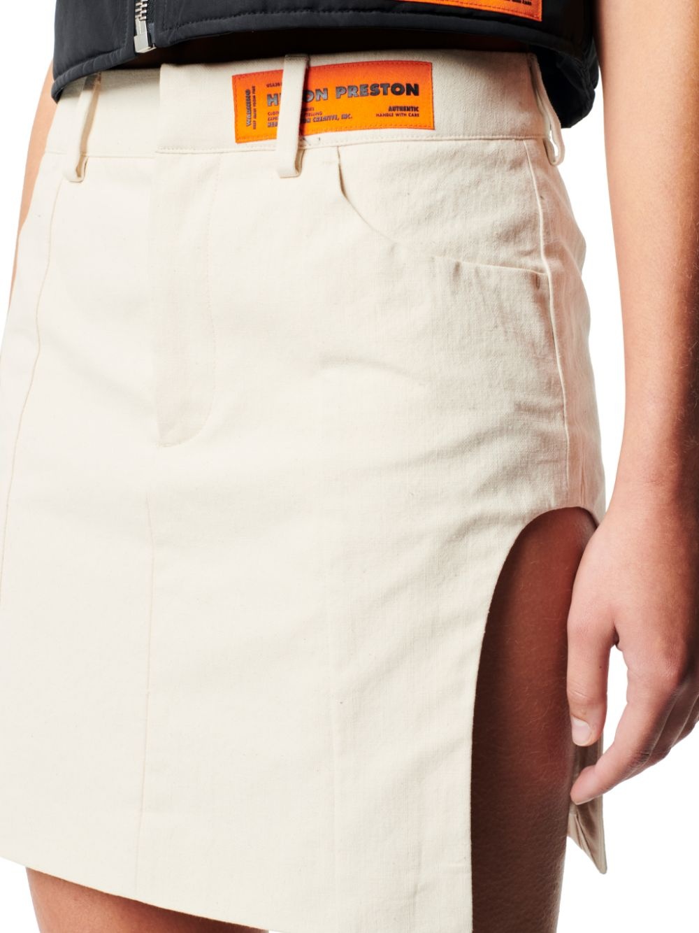 Canvas Cut Out Skirt - 5