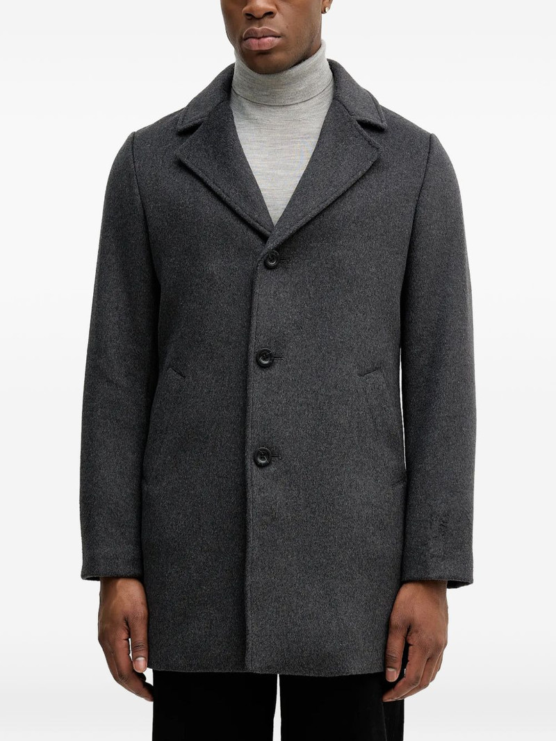 buttoned grey coat 1