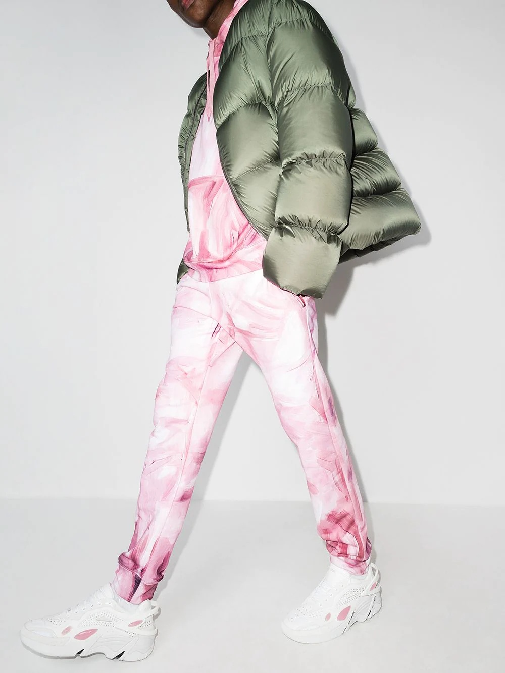 brushstroke-effect track pants - 5