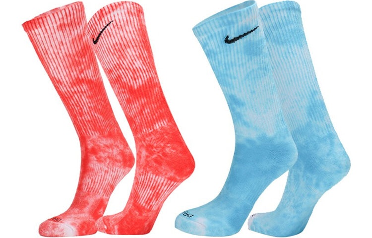 Nike Unisex Everyday Plus Medium Stockings 2 Packs Blue/Red DM3407-902 - 4