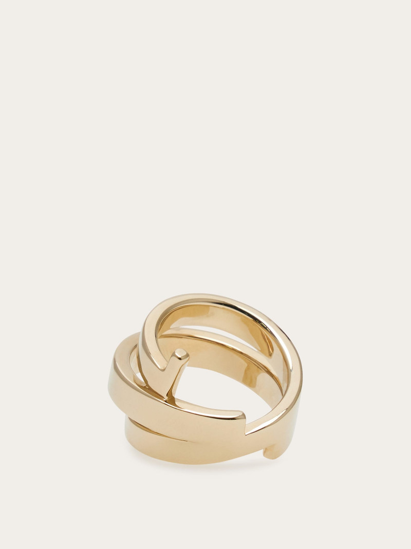 Gancini band ring - size 52 1