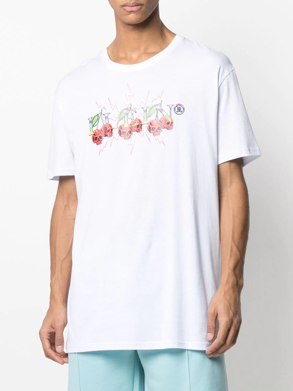 cherries logo-print T-shirt - 4