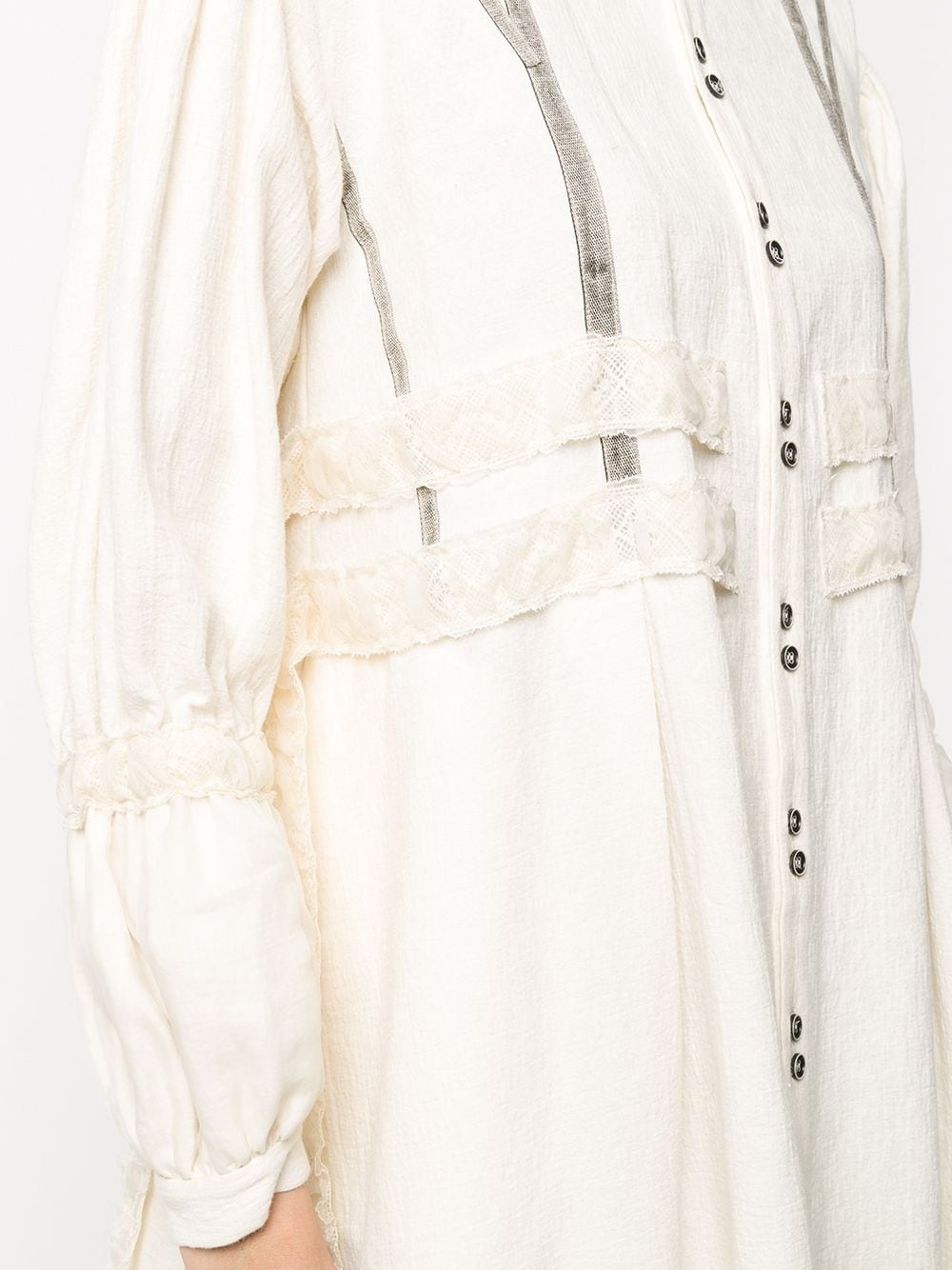 Ida lace-trimmed shirt dress - 5