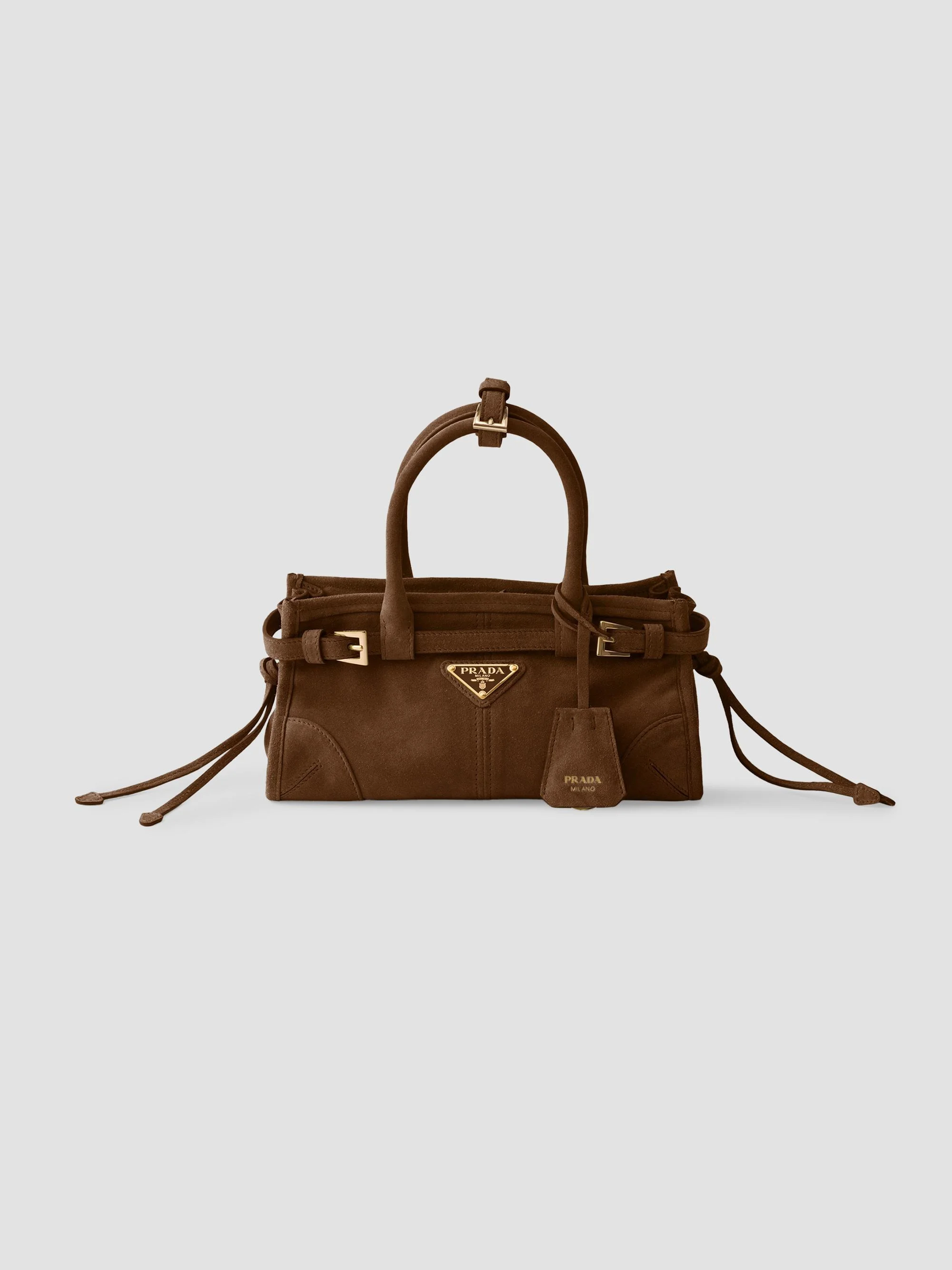 Women's Bonnie Suede Top Handle Bag - Brown - 1
