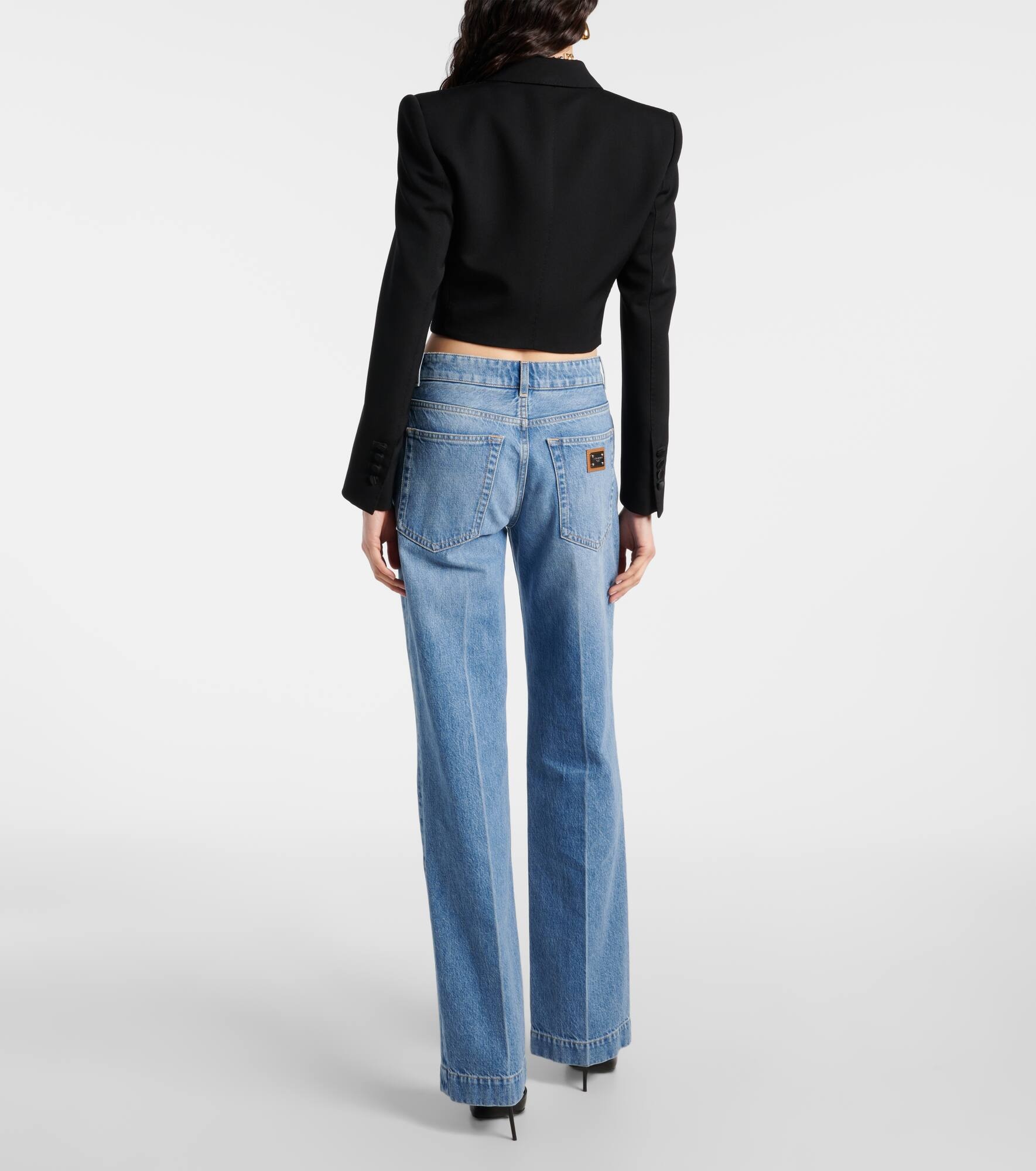 High-rise wide-leg jeans - 3