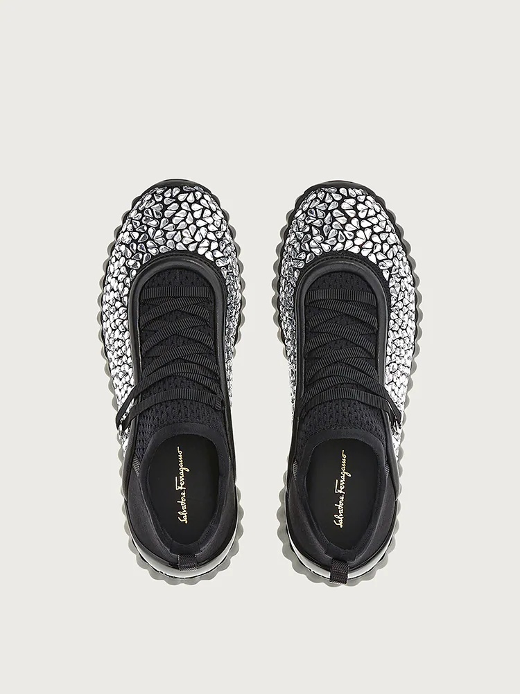 SLIP ON SNEAKER WITH CRYSTALS - 2