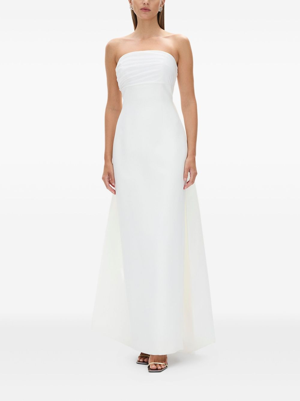 Arlo strapless pleated gown - 2