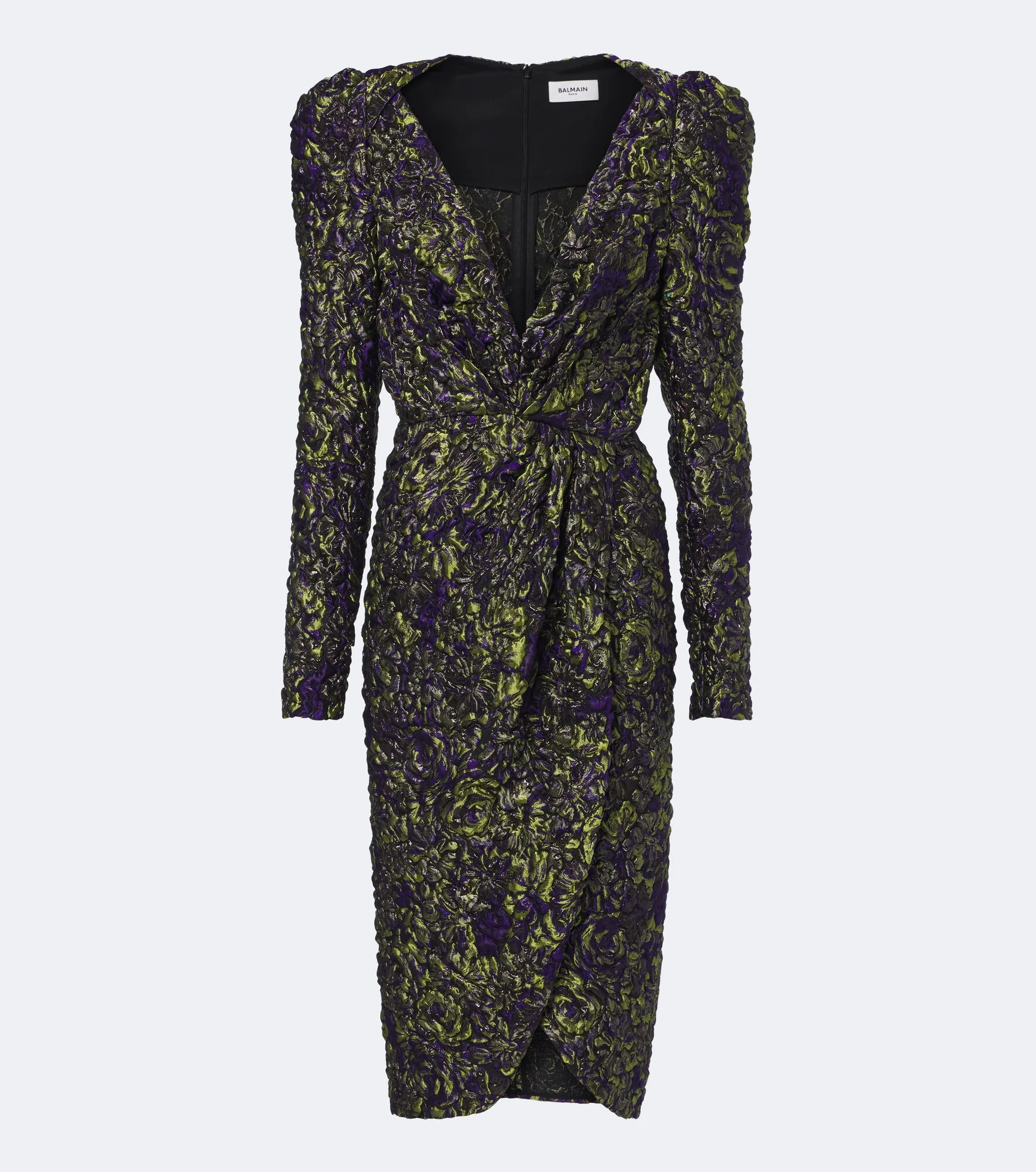 Jacquard midi dress - 1