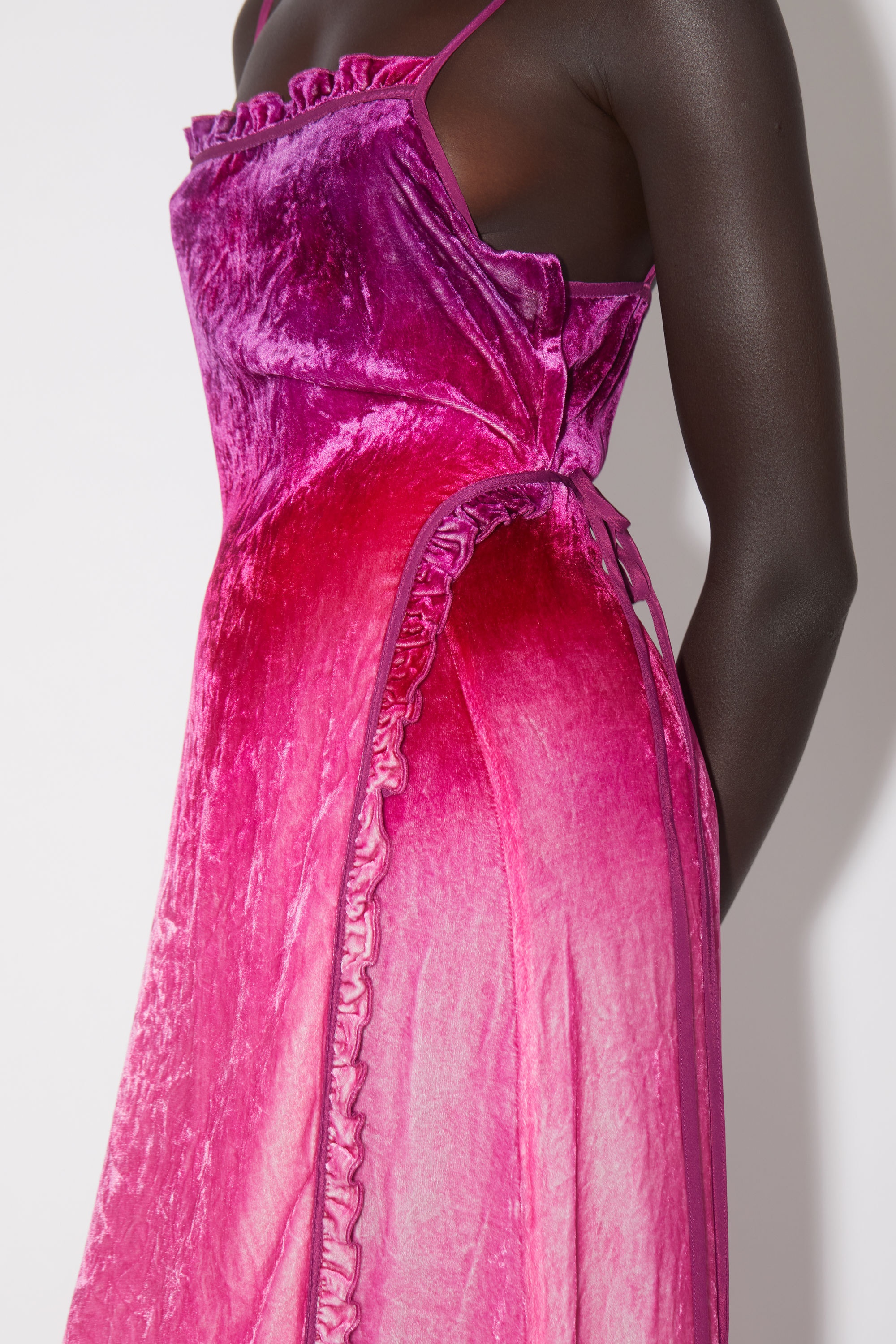 Strap dress - Fuchsia pink - 6