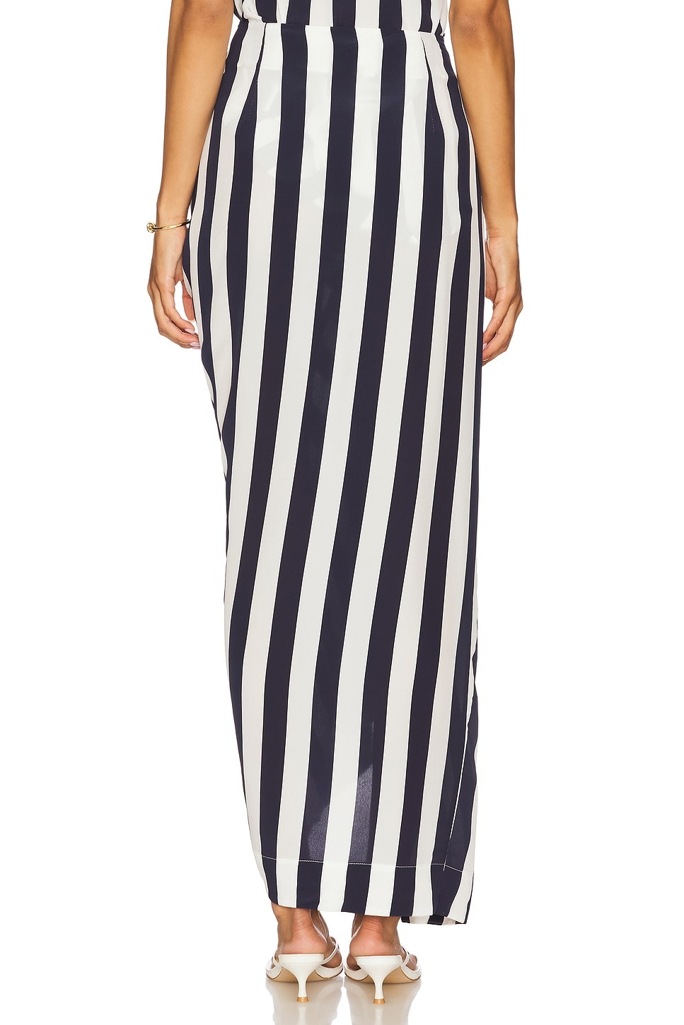 Orta Silk Draped Skirt - 5