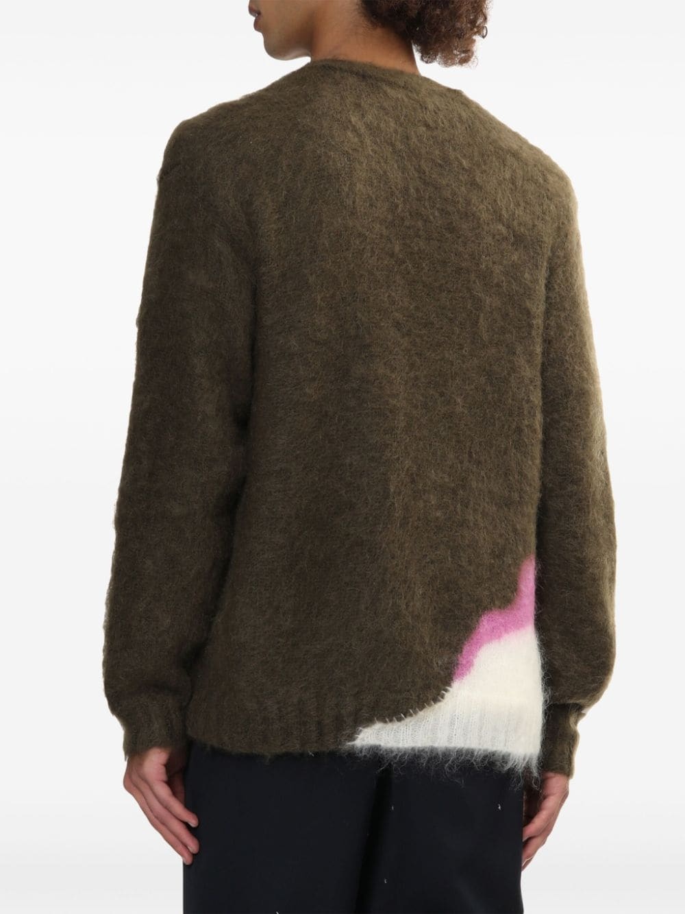 brushed-finish cardigan - 4