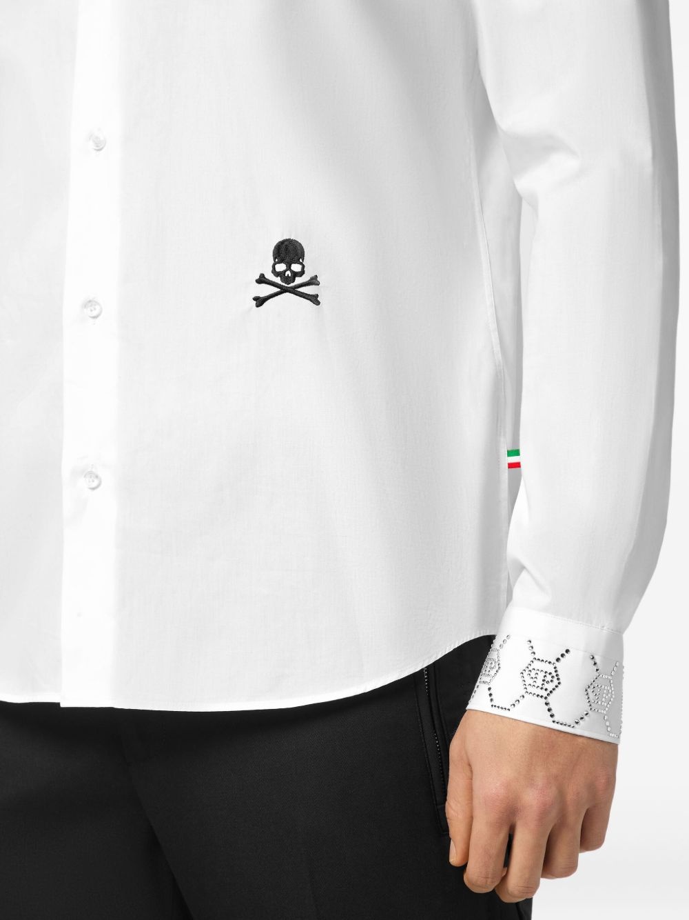 monogram-embellished shirt - 5