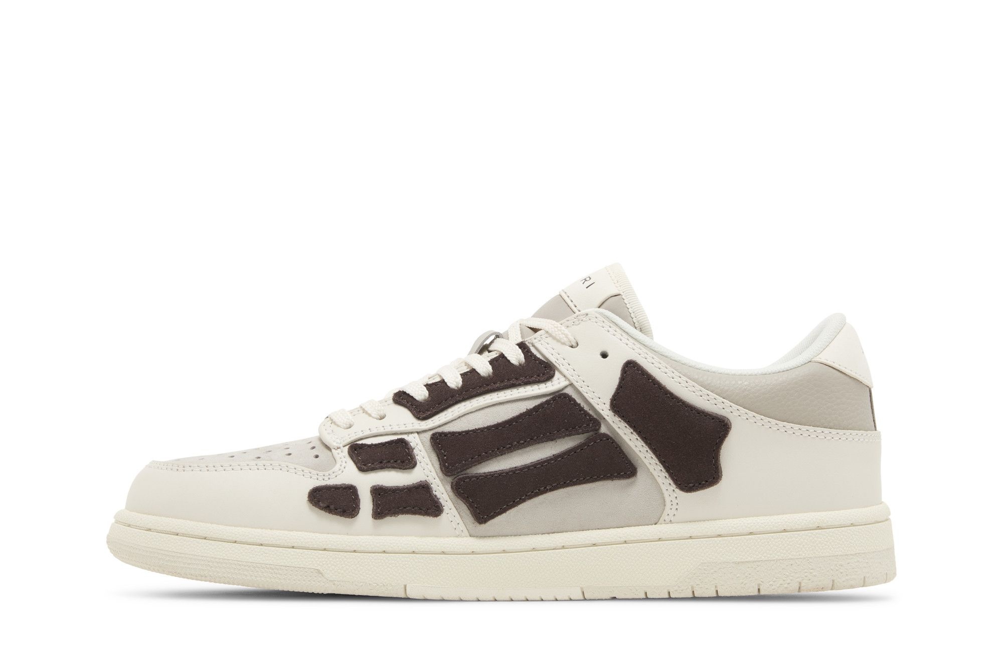 Amiri Skel Top Low 'White Brown' - 3