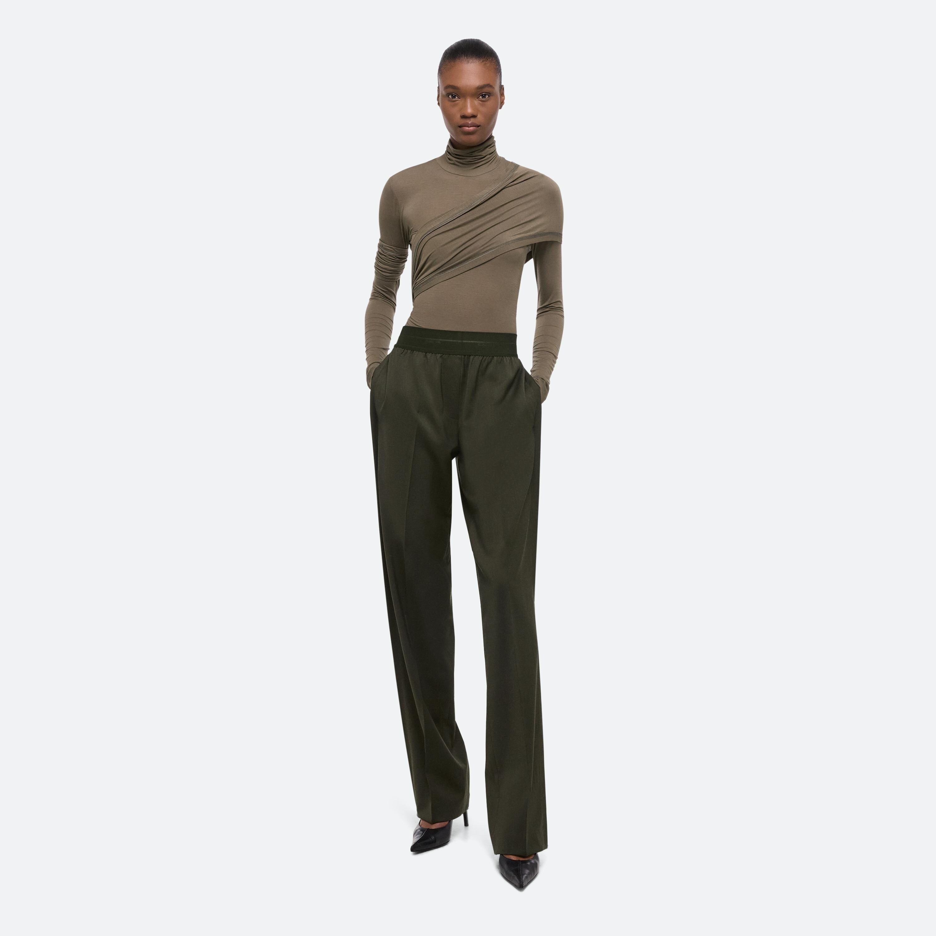 WOOL CAR TROUSERS - 2