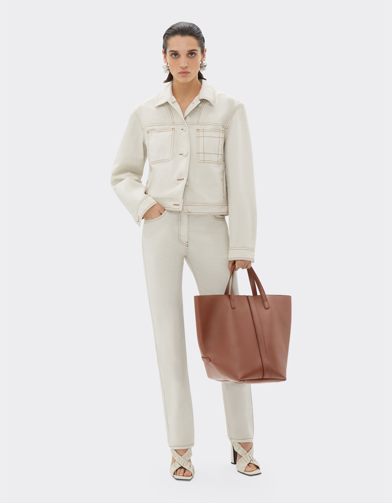 Ferrari Tote bag in smooth nappa leather outlook