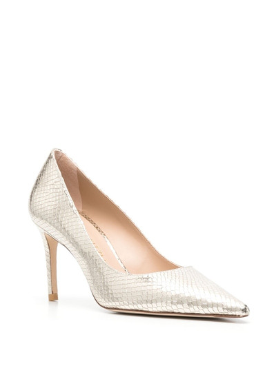 Stuart Weitzman snakeskin-effect leather pumps outlook