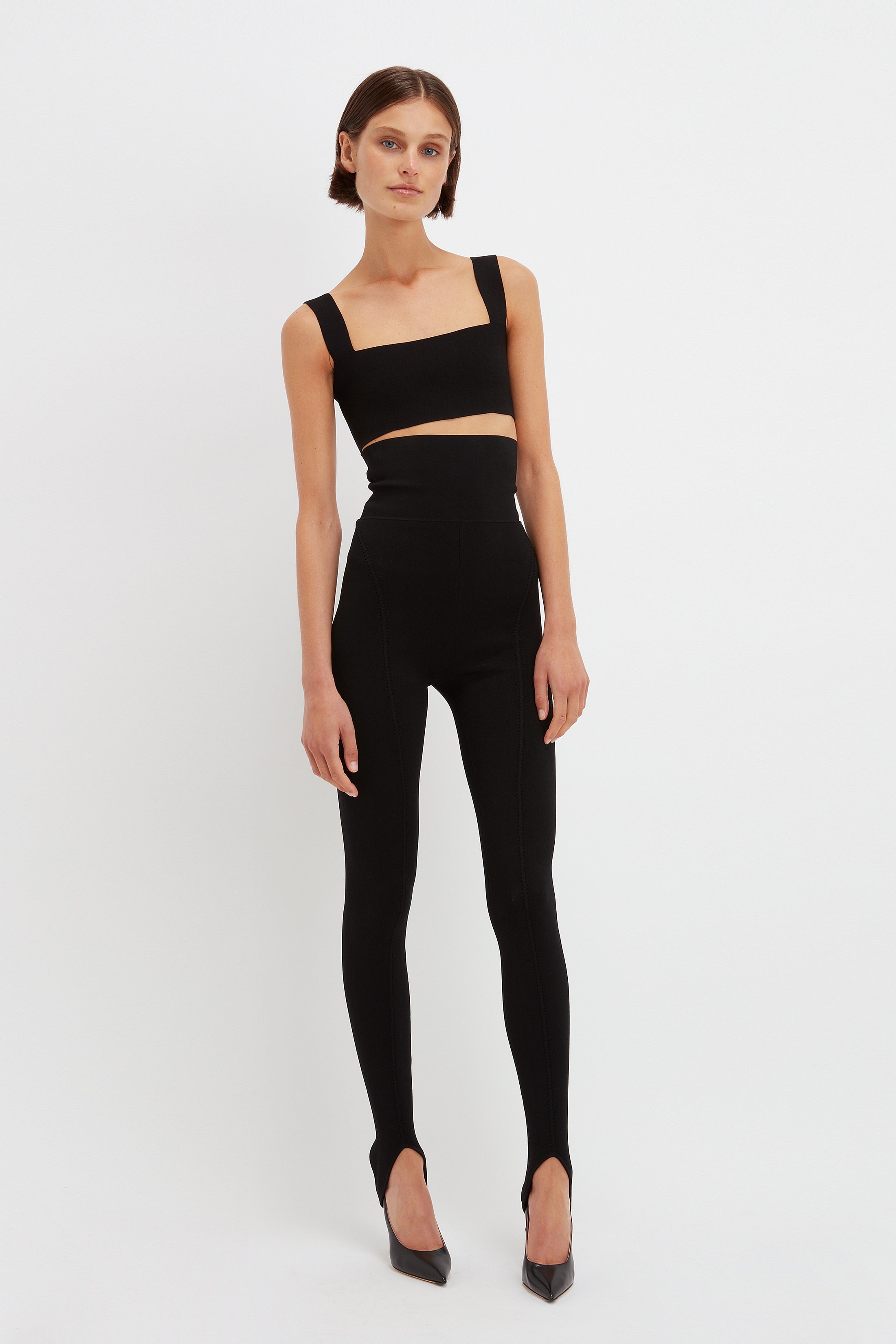 VB Body Stirrup Legging in Black - 4