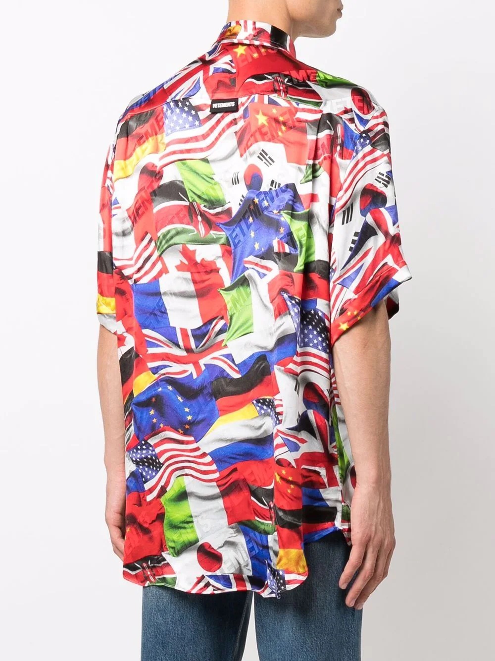 flag-print shirt - 5