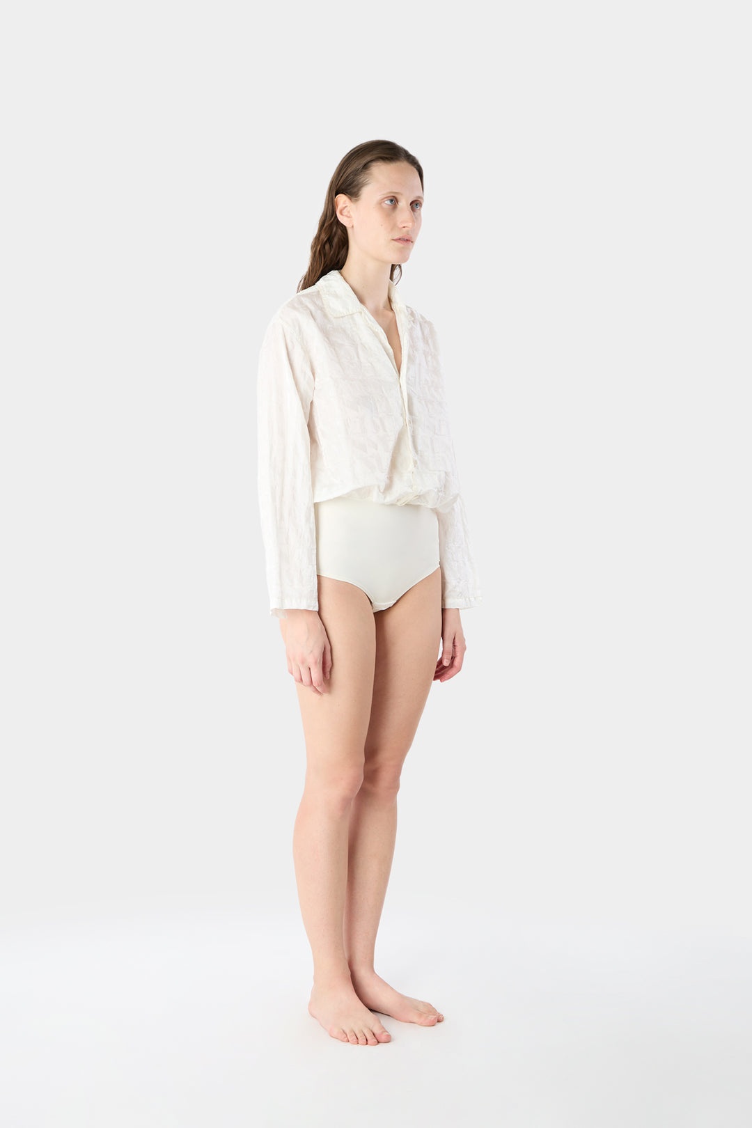 ALLOVER BODY SHIRT / cream - 3
