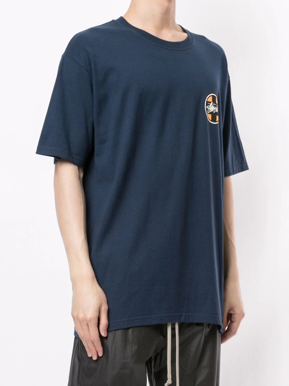 cross dot logo print T-shirt - 3