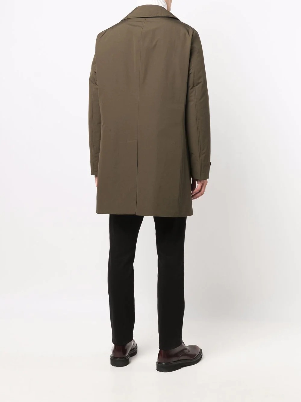 single-breasted tailored coat - 4