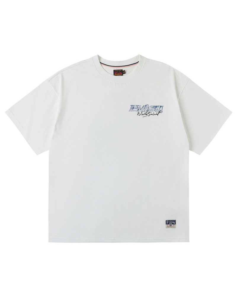 EVISU Flaming Kamon Snooker Print T-shirt outlook