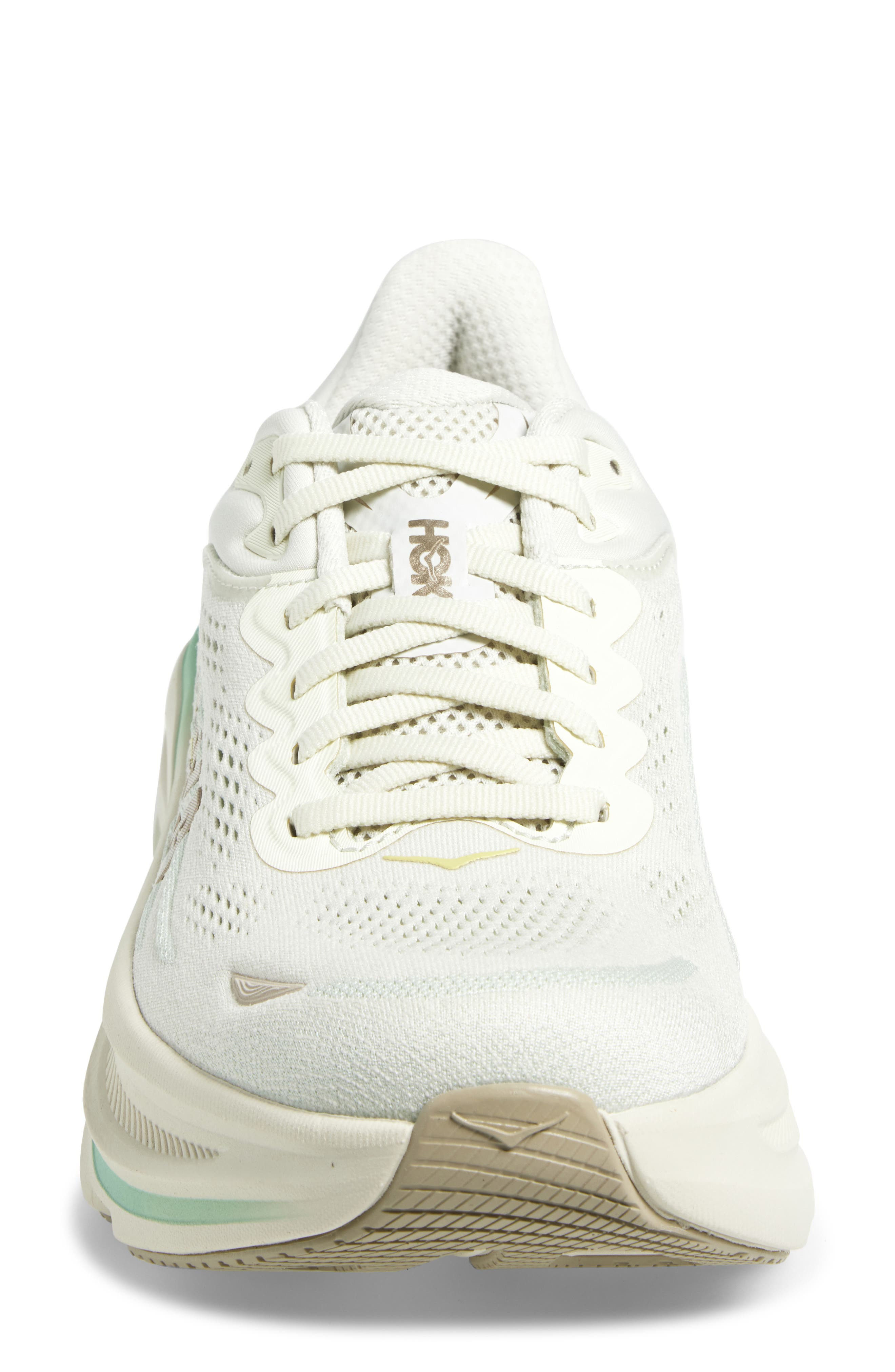 HOKA Bondi 9 Running Shoe in Truffle Salt /Sea Glass at Nordstrom - 4