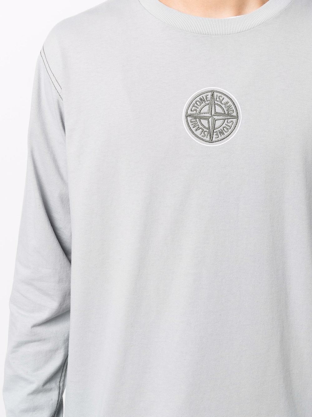 logo-print long-sleeved T-shirt - 5