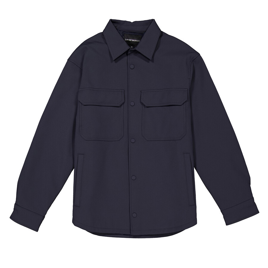 Emporio Armani Comfort-Fit Nylon Shirt Jacket - 5