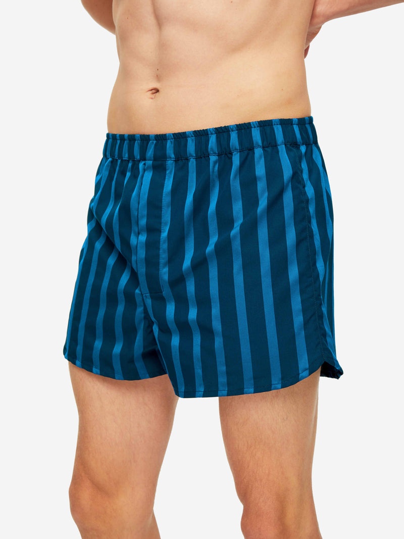 Men's Modern Fit Boxers Royal 218 Cotton Navy - 2